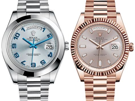 rolex day date sizes|rolex day date 40 cost.